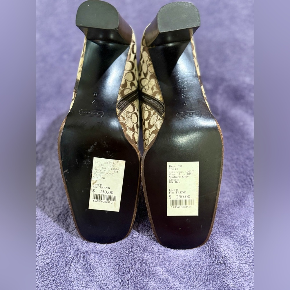 Coach Monogram Booties - Picture 5 of 10